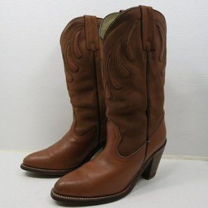 Frye 7075 Ladies Cowboy Vintage Glove Leather 7.5